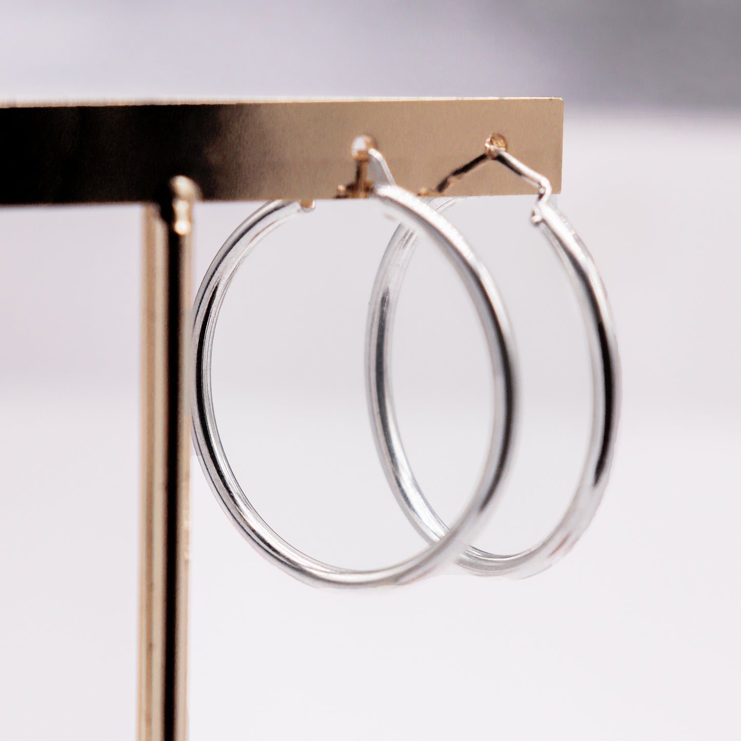 Argollas de Plata 2.8cm