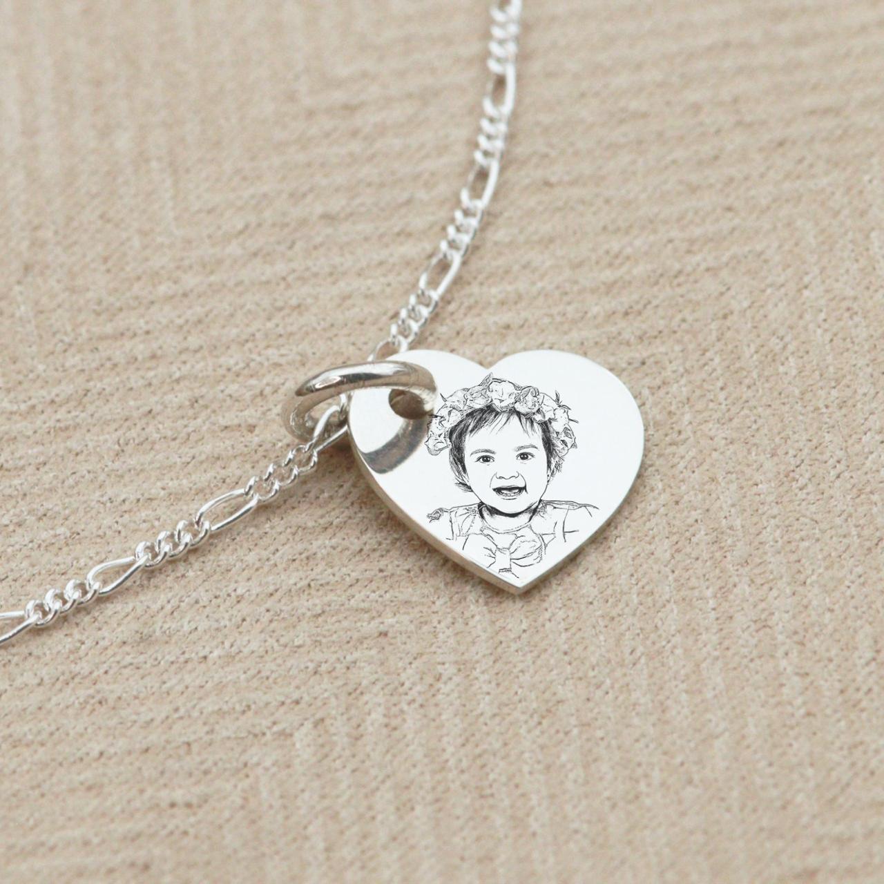 Pulsera Corazón Dama Retrato