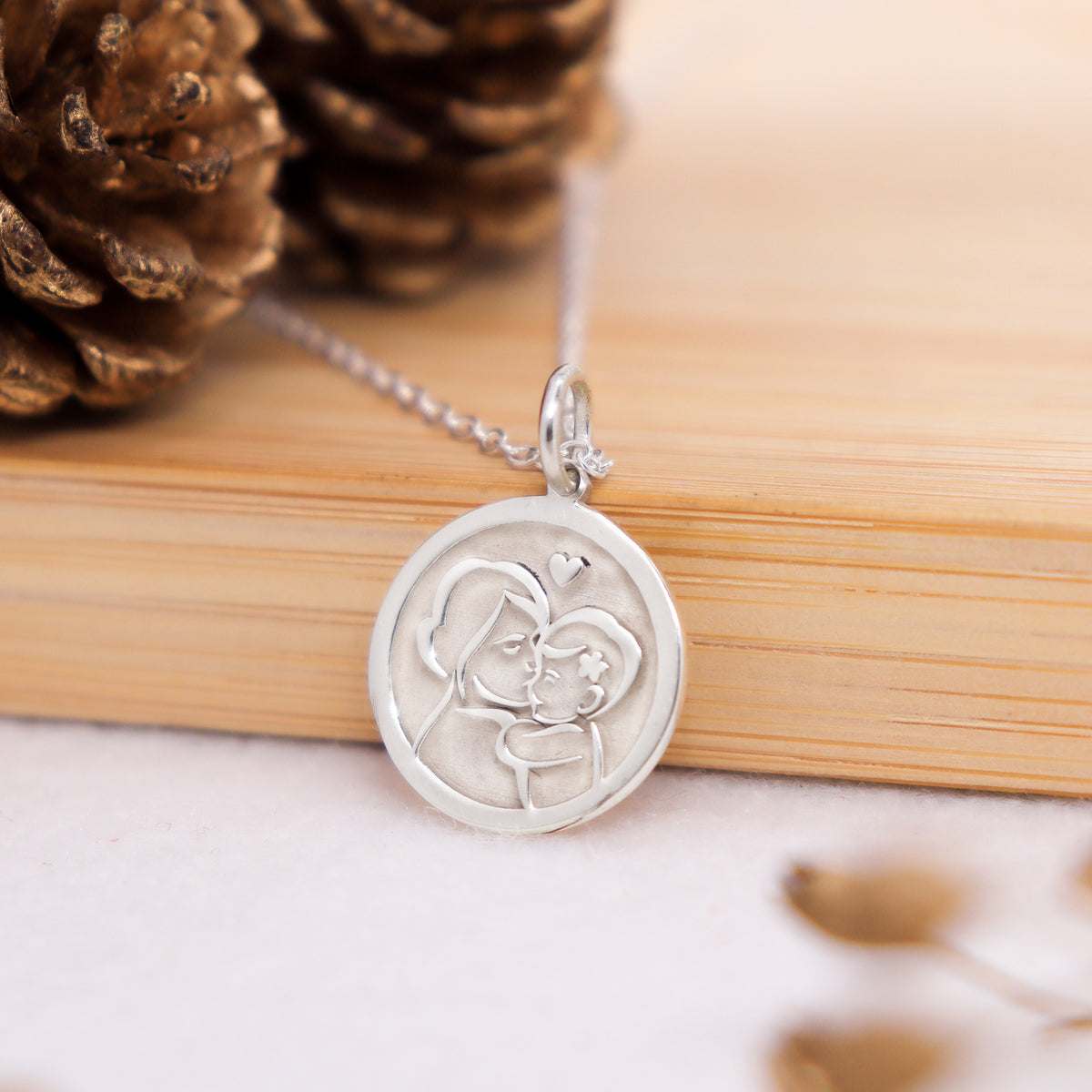 Collar Amor de Madre (Hija) Leche Materna