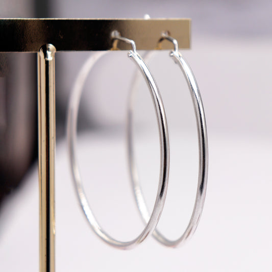 Argollas de Plata 5cm