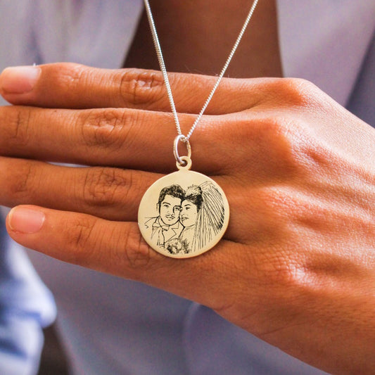 Collar Redondo Caballero Retrato