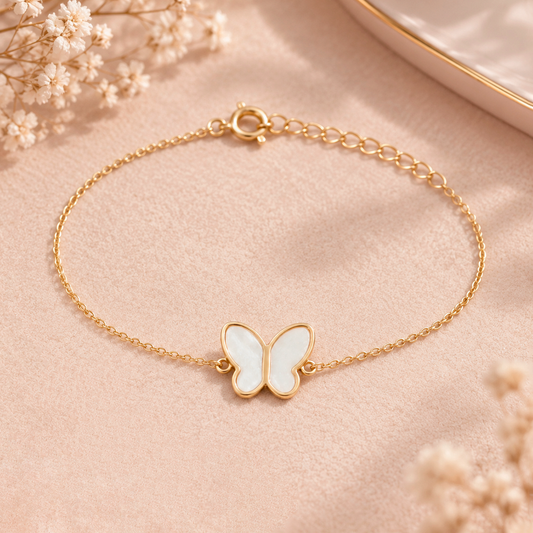 Pulsera Mariposa Leche Materna