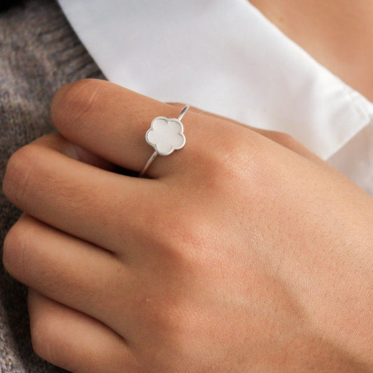 Anillo Flor Leche Materna