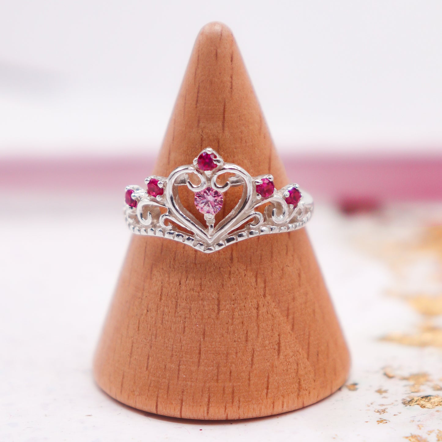 Anillo Promesa Corona Realeza