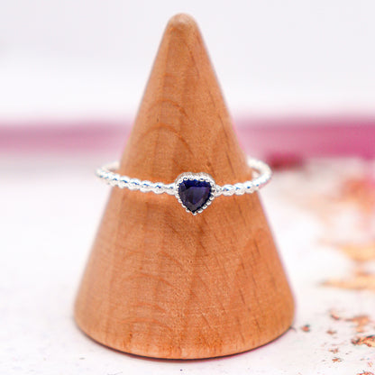 Anillo Destello Corazón