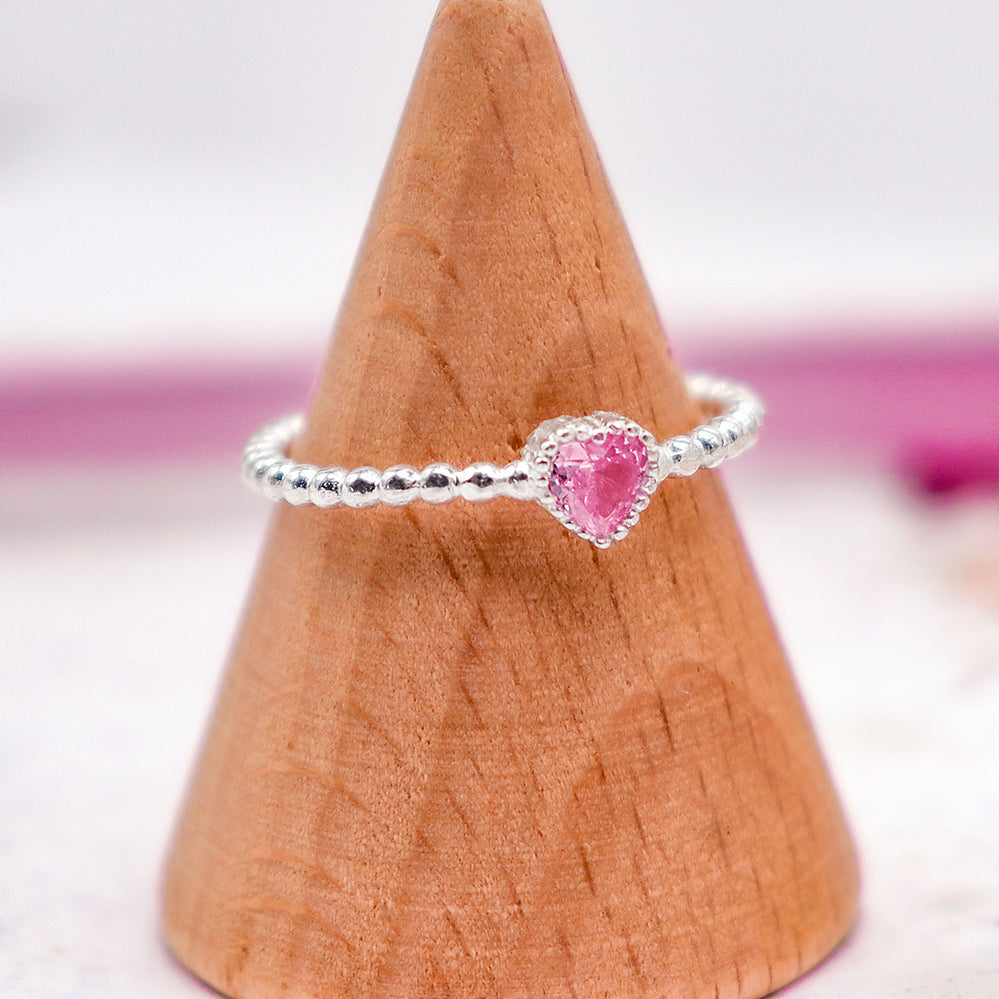 Anillo Destello Corazón