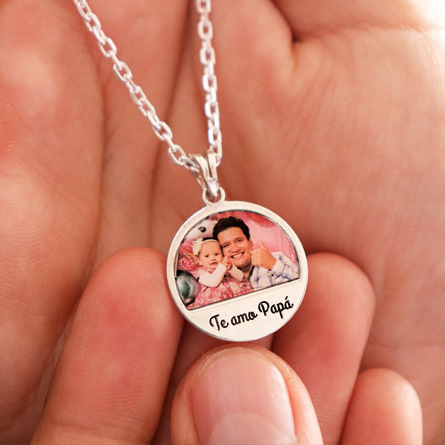 Collar Redondo Fotoresina y Grabado