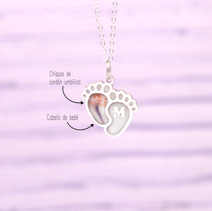 Collar Piecitos Leche Materna