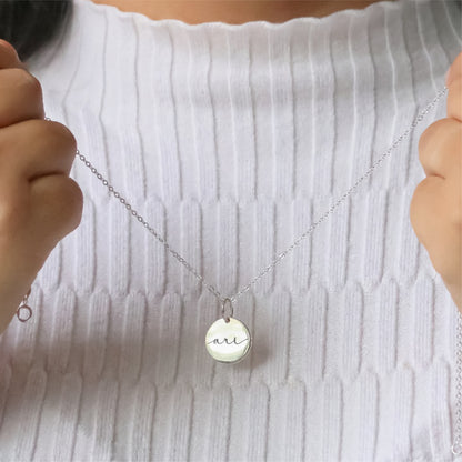 Collar Circular Name Mom