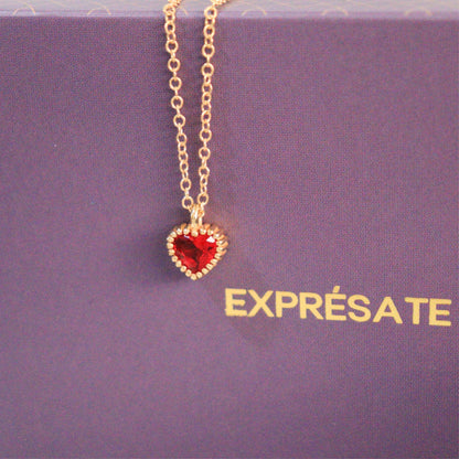 Collar Destello Corazón