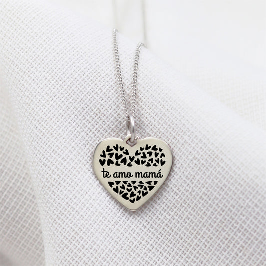 Collar Te amo mamá