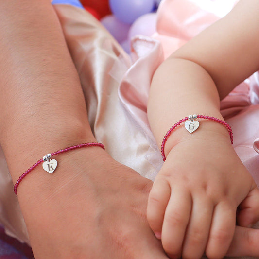 Pulseras Mamá e Hija - Corazón