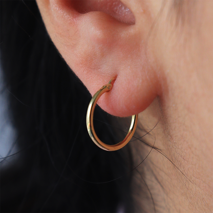 Argolla Tubo Oro 18K