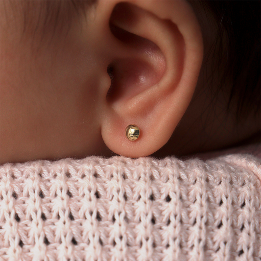Arete Lenteja Oro 18K