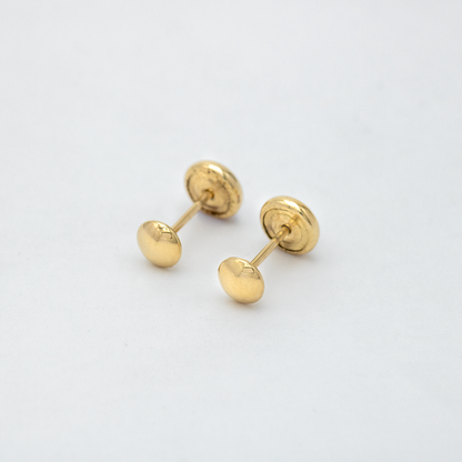 Arete Lenteja Oro 18K