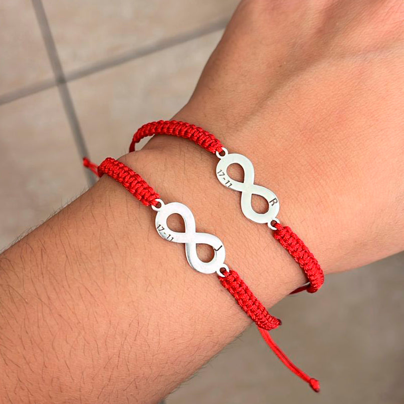 Pulseras Infinito Tejidas