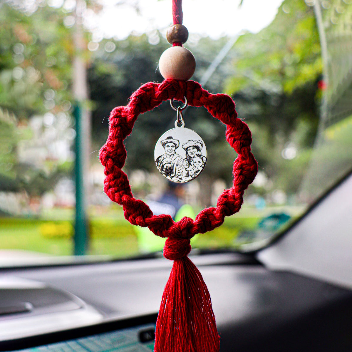 Colgante Tejido Para Carro