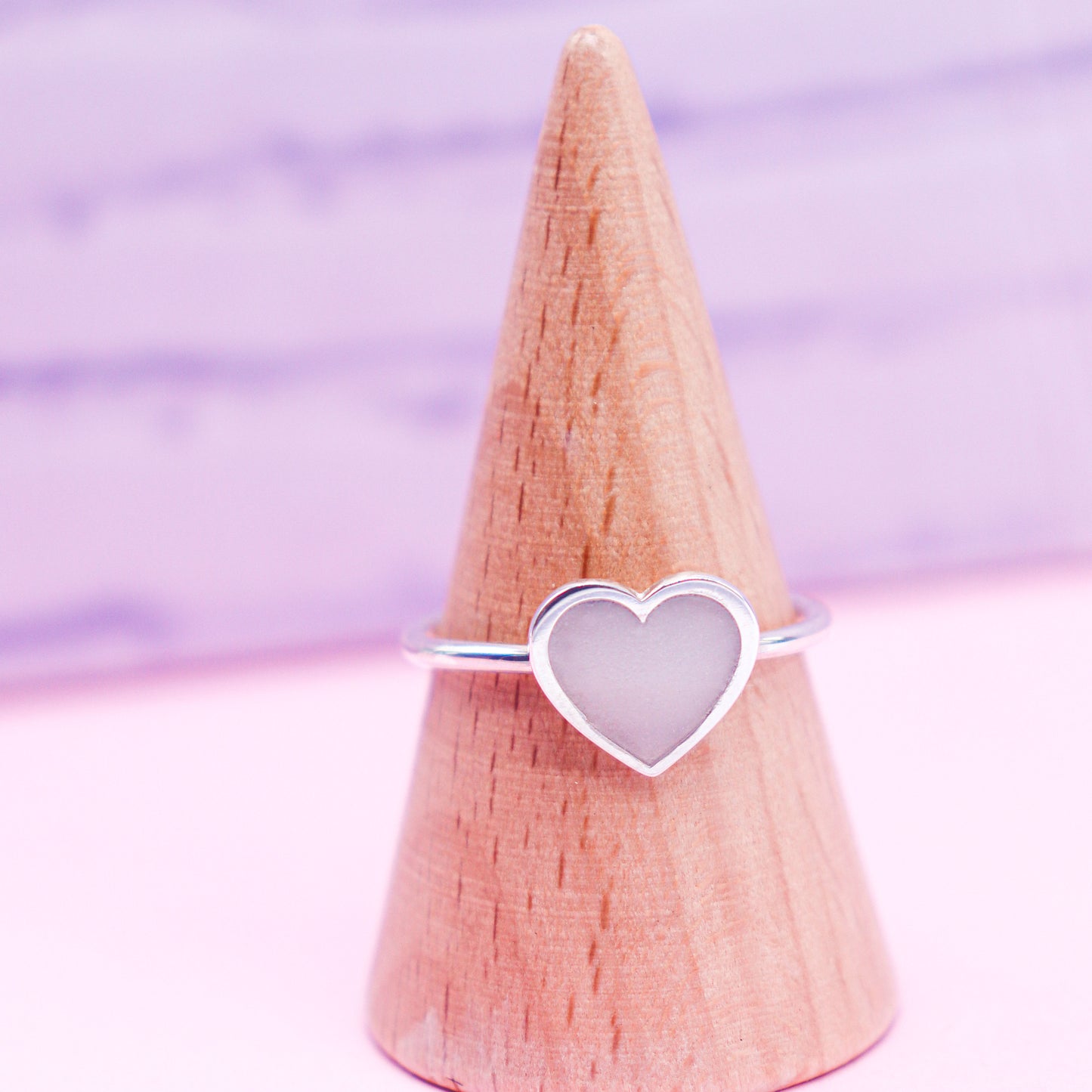Anillo de corazón Leche Materna