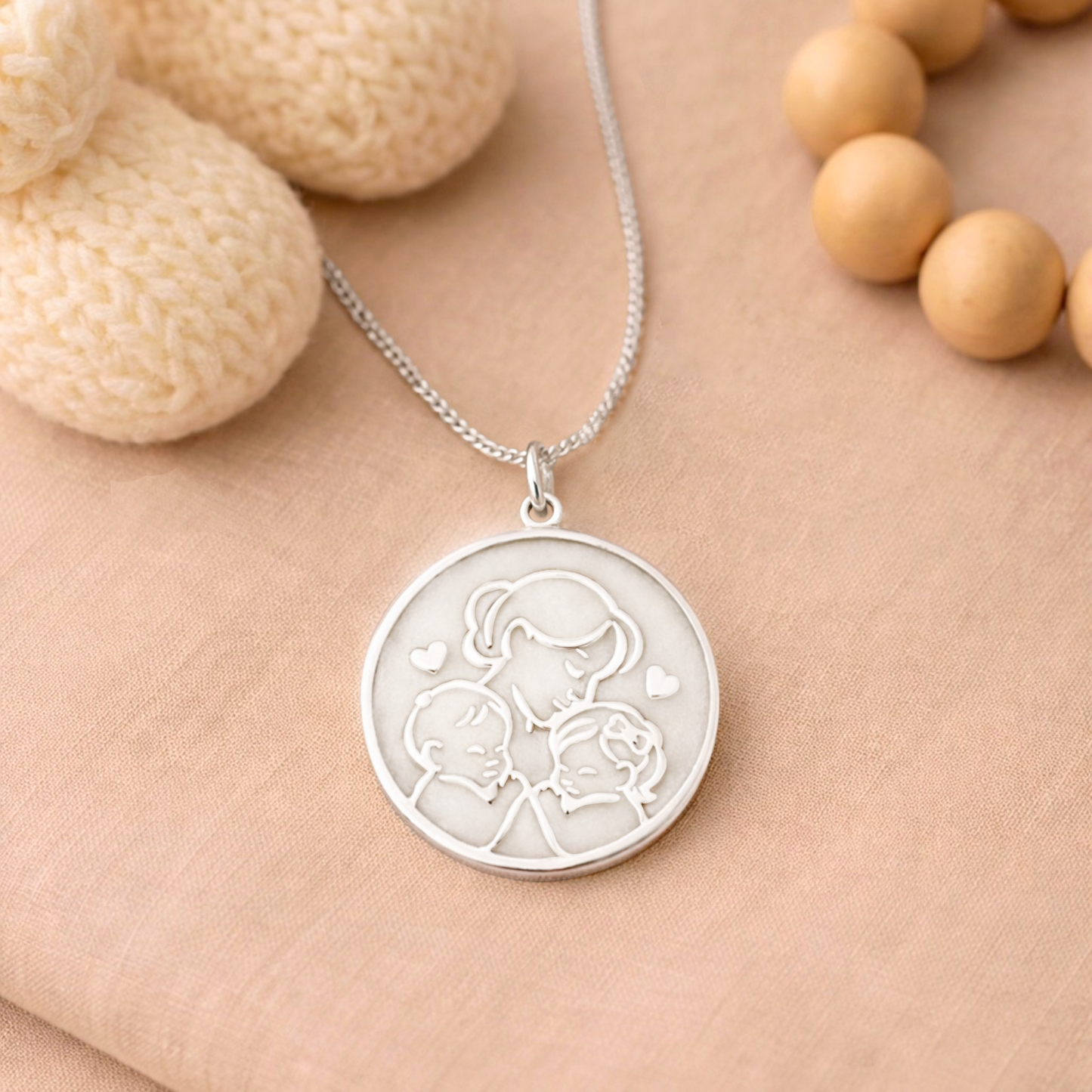 Collar Amor de Madre Eterno con Leche Materna