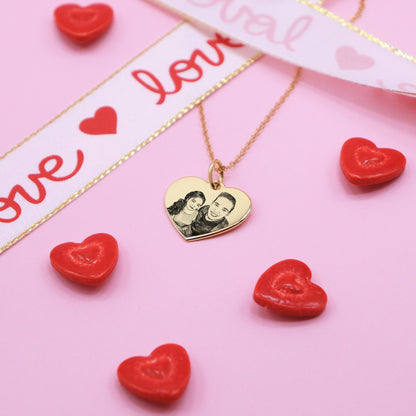 Collar Retrato Corazón