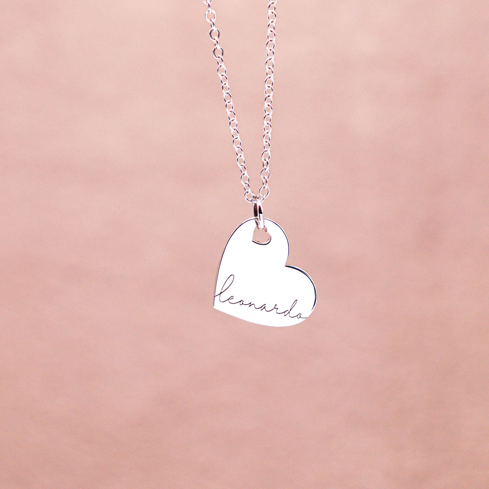 Collar Corazón Destello