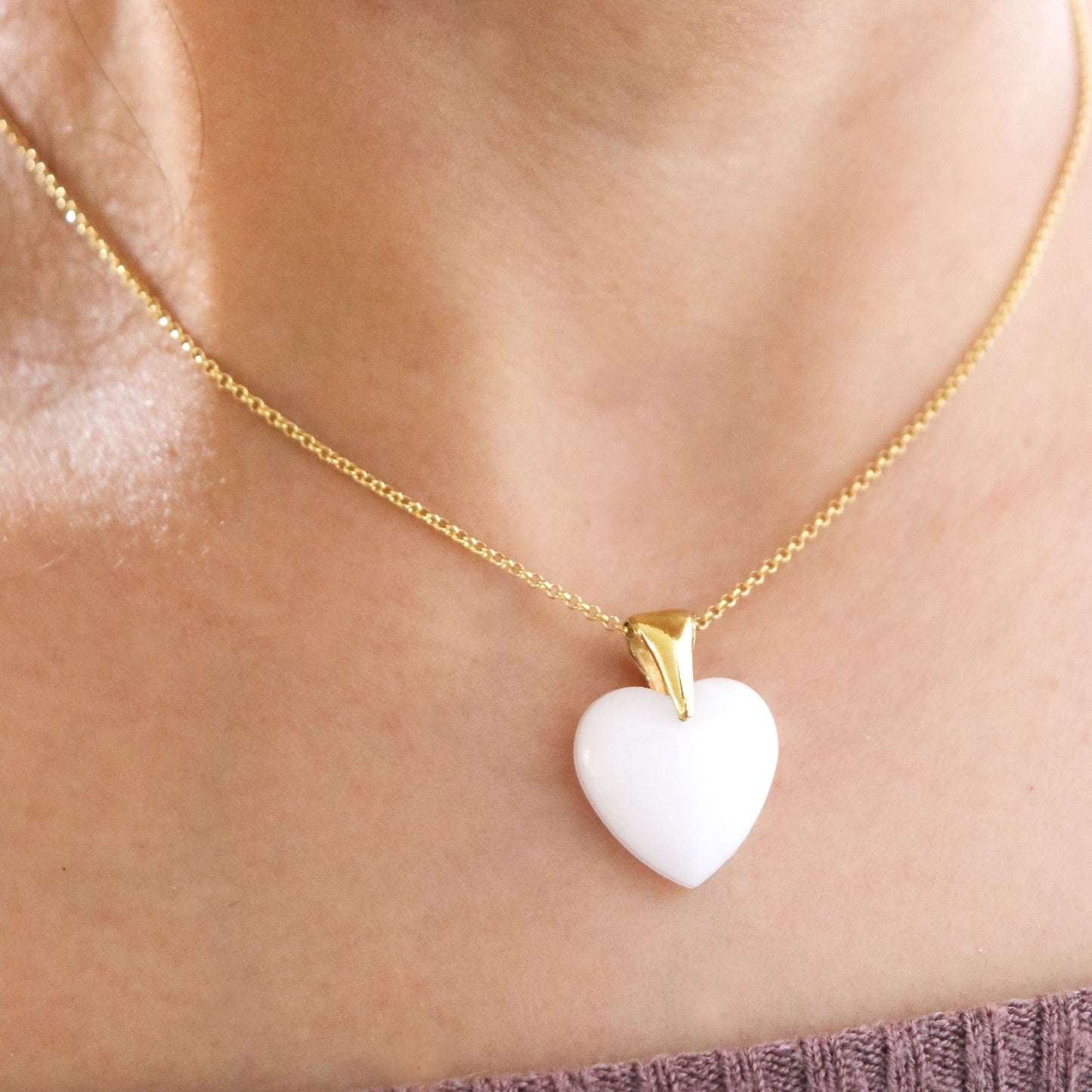 Colgante Corazón Leche Materna